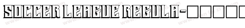 Soccer League Regula字体转换